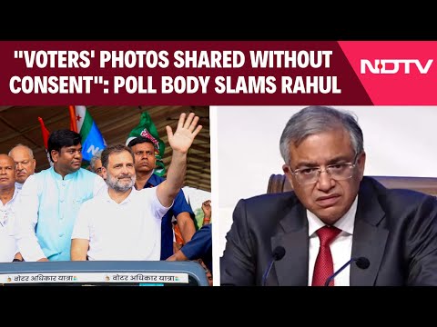 Election Commission News | "Voters' Photos Shared Without Consent": Election Body Slams Rahul Gandhi