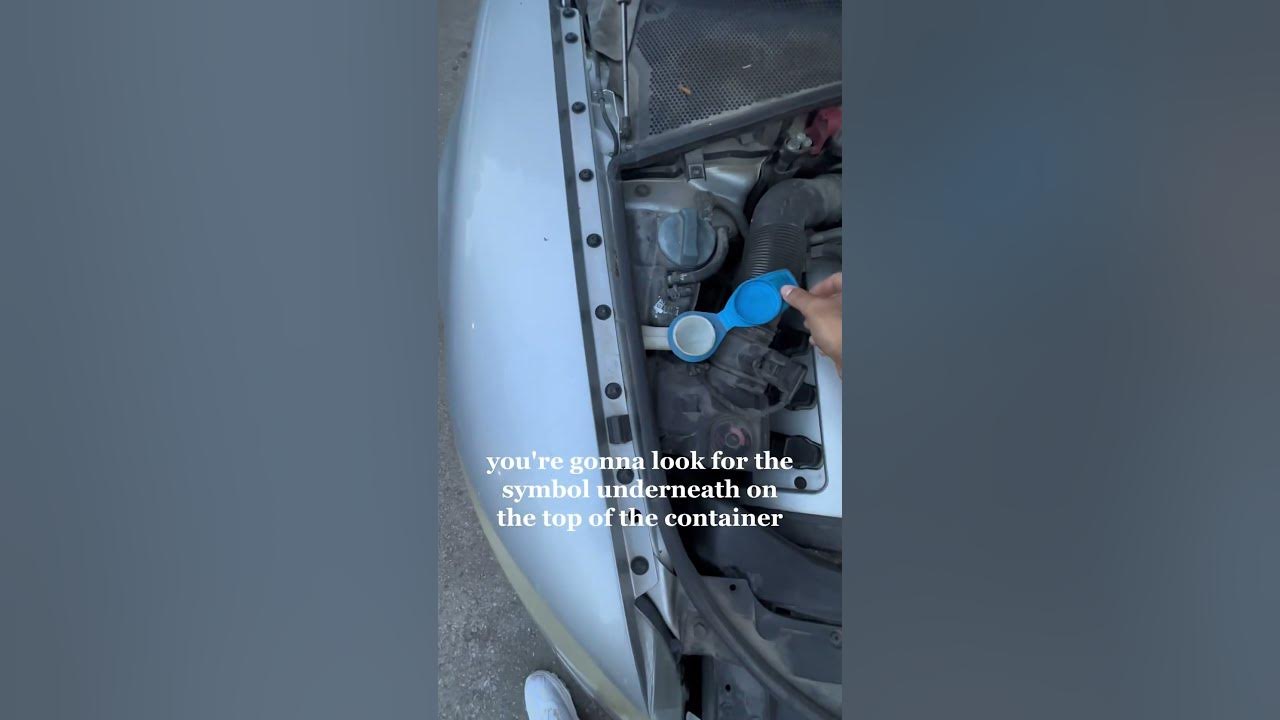 How to add washer fluid to your car 💯👍. Tutorial/ DIY / HOW TO - YouTube
