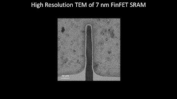 [Electronics] High Resolution TEM of 7 nm FinFET SRAM