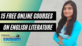 15 FREE ONLINE COURSES ON ENGLISH LITERATURE IN SWAYAM screenshot 1
