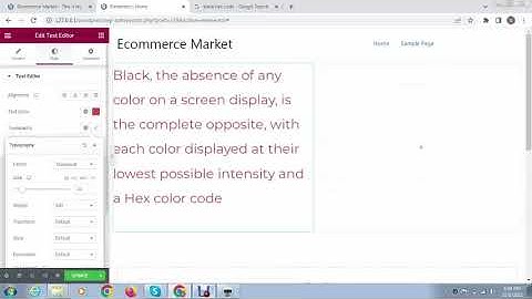 Heading and Text Editor Element Tutorial in Elementor WordPress only just in 4 minutes