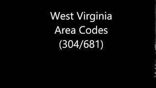 West Virginia Area Codes