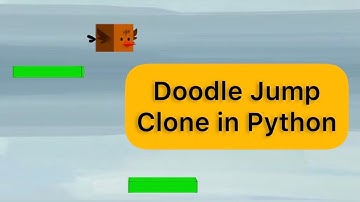 Make Doodle Jump Style Game in 1 Minute (Python)