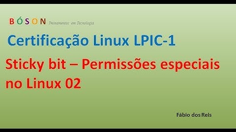 Sticky bit - Permissões especiais no Linux - 02