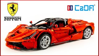 CaDA Viva Hypercar Ferrari | C61505W Speed Build for Collectors - Brick Builder