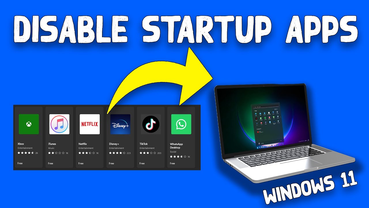 How To Disable Startup Apps on Windows 11 - YouTube