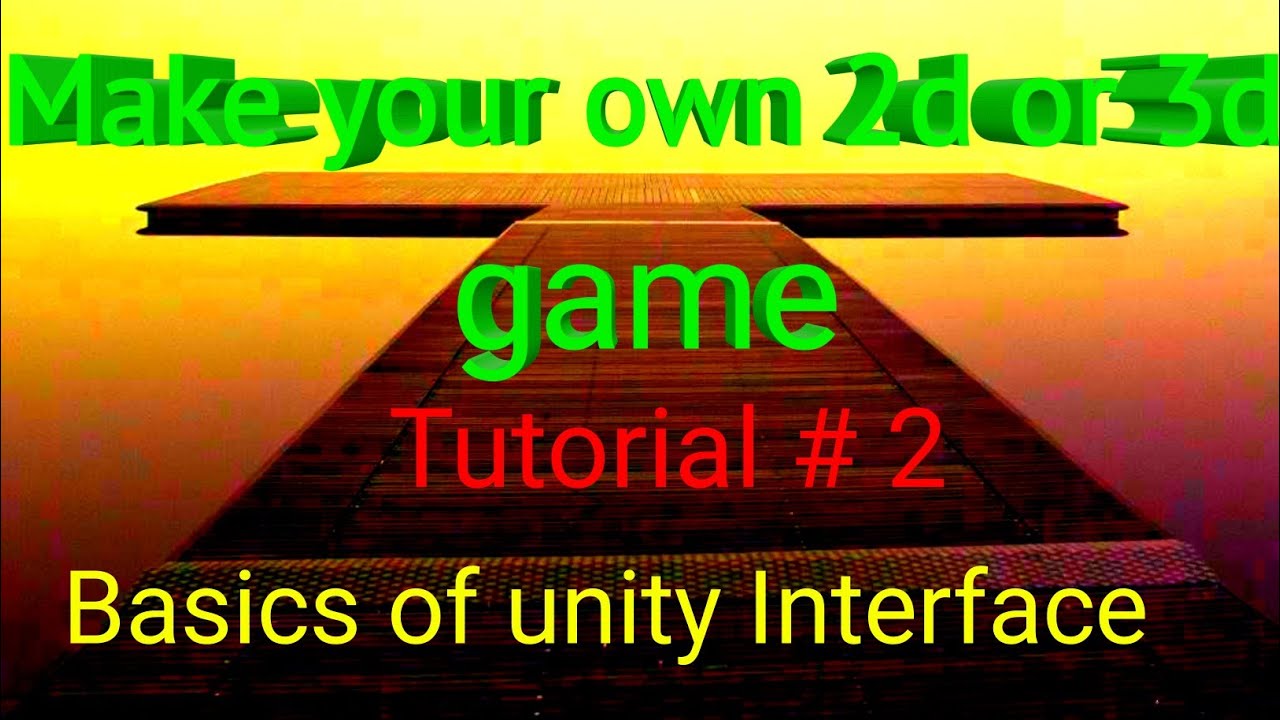 Basic of Unity 3d interface || tutorial in urdu || - YouTube