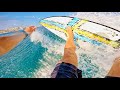 SURFING A SHALLOW RIGHT (RAW POV)