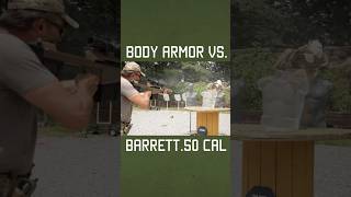 Body Armor vs. Barrett .50 Cal #shorts #military