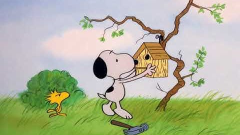 Snoopy Builds Woodstock