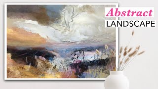 COLORFUL Abstract Landscape | Expressive Acrylic Painting