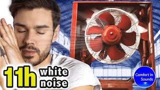 Industrial Fan Sounds for sleeping, relaxing, studying | White Noise, Fall Asleep Instantly