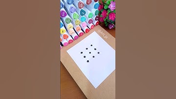 Connect 9 dots with just 4 straight lines! stop the video and solve it before me! ✌🏻😎 #shorts
