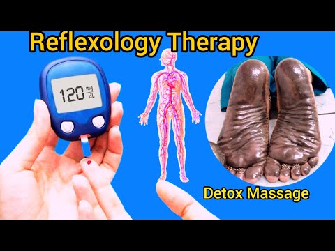Reflexology Massage Therapy Benefits !! Detox Foot Therapy Benefits !! Diabeties Control Therapy !!