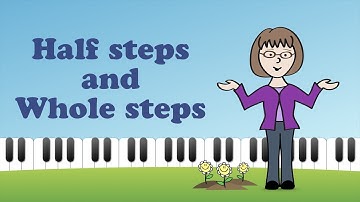 What are Half Steps and Whole Steps on the piano?