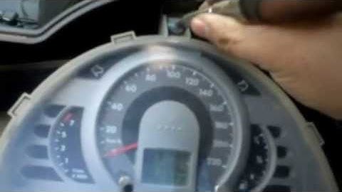 como cambiar lamparas del tablero de vw fox