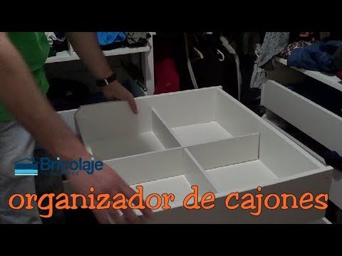 Cómo hacer un ORGANIZADOR de CAJONES casero 👍😜 