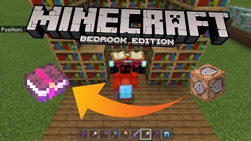 How to get ENCHANTED items with commands (Minecraft Bedrock Edition)