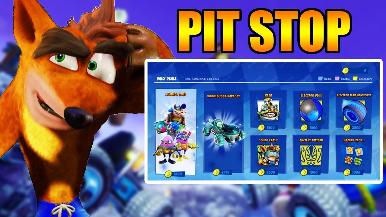 Every Item in the Pit Stop Store - Crash Team Racing Nitro-Fueled Guide -  IGN
