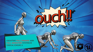 creating fall damage and landing animation system in unreal engine 5