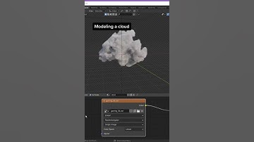 Faking realistic clouds in Blender blender 3D designtok 3Dmodeling art learnontiktok R R R