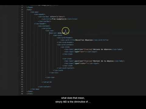 Learn IONIC Section 4 4 8 Using ion grid