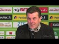 Pressekonferenz vor Schalke