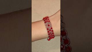 Thread Bracelet idea with Beads 😍 #shorts #bracelet #diy #bracelet #macramebracelet