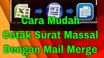 Cara mudah membuat Mail Merge Ms Word - Bisa cetak surat massal