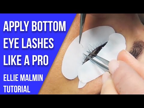 Bottom Eyelash Extensions