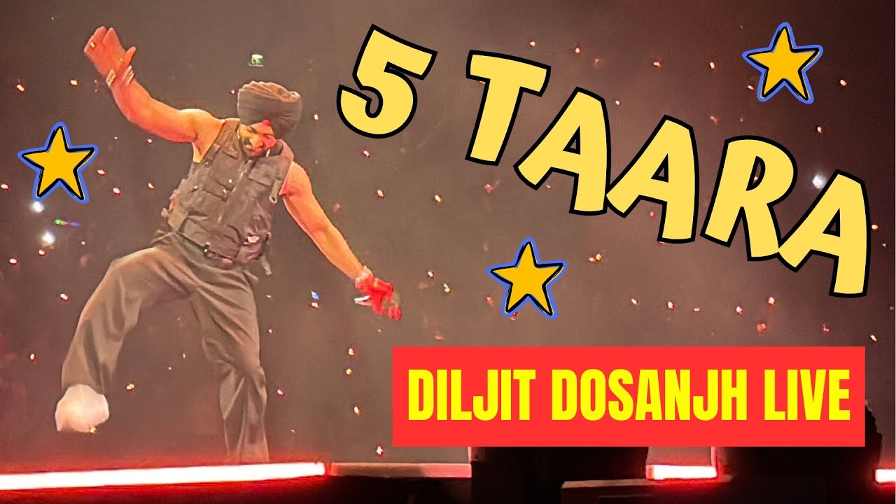 DILJIT DOSANJH | "5 TAARA" | LIVE | O2 ARENA | LONDON | 5th OCT 2024 | 