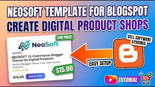 NeoSoft E-Commerce Blogger Template Tour | Sell Digital Products without Hosting | Neoogy screenshot 5