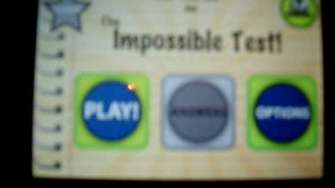 Impossible Test iPod Answers