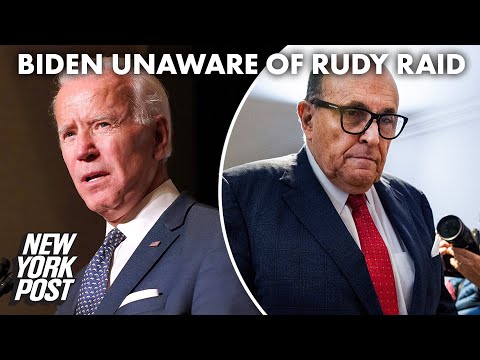 Biden says he didn’t know in advance about FBI’s Rudy Giuliani raid | New York Post