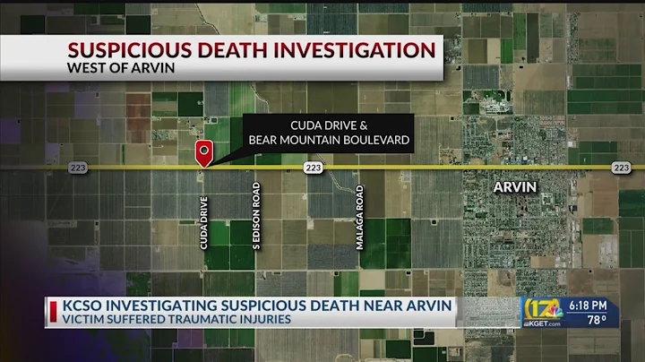 KCSO investigates suspicious death near Arvin