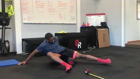 Foam Roller on Hamstrings and Glutes