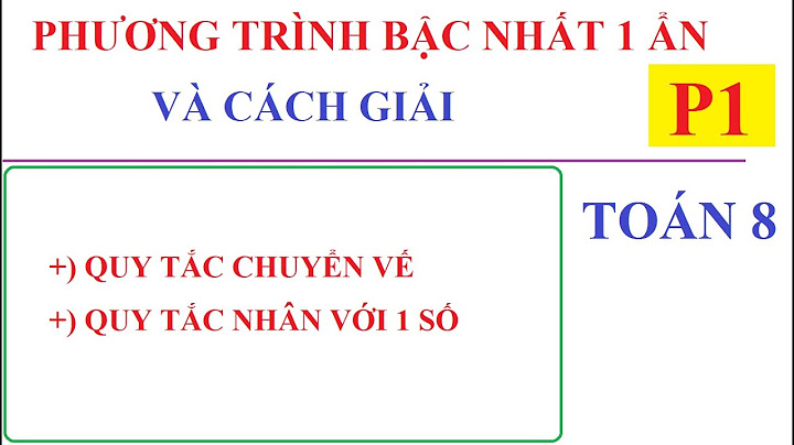 Công thức toán phương tringf bậc nhất một ẩn số năm 2024