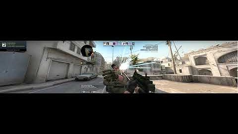 CS:GO Dust 2 [Deathmatch] in 2160x480 (Triple-Monitor Setup)