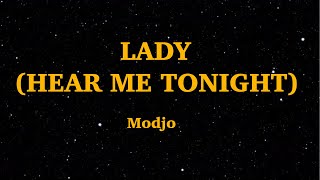 Modjo - Lady (Hear Me Tonight) LYRICS | We Are Lyrics Resimi