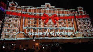 Fantastic Christmas Projection Show- Queens Hotel Leeds- 4K!