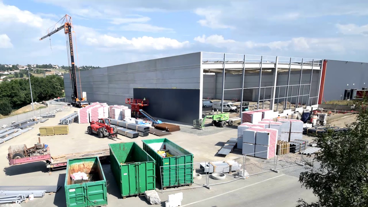 Easydis Construction d'une extension d'un entrepôt logistique Easydis Saint ...