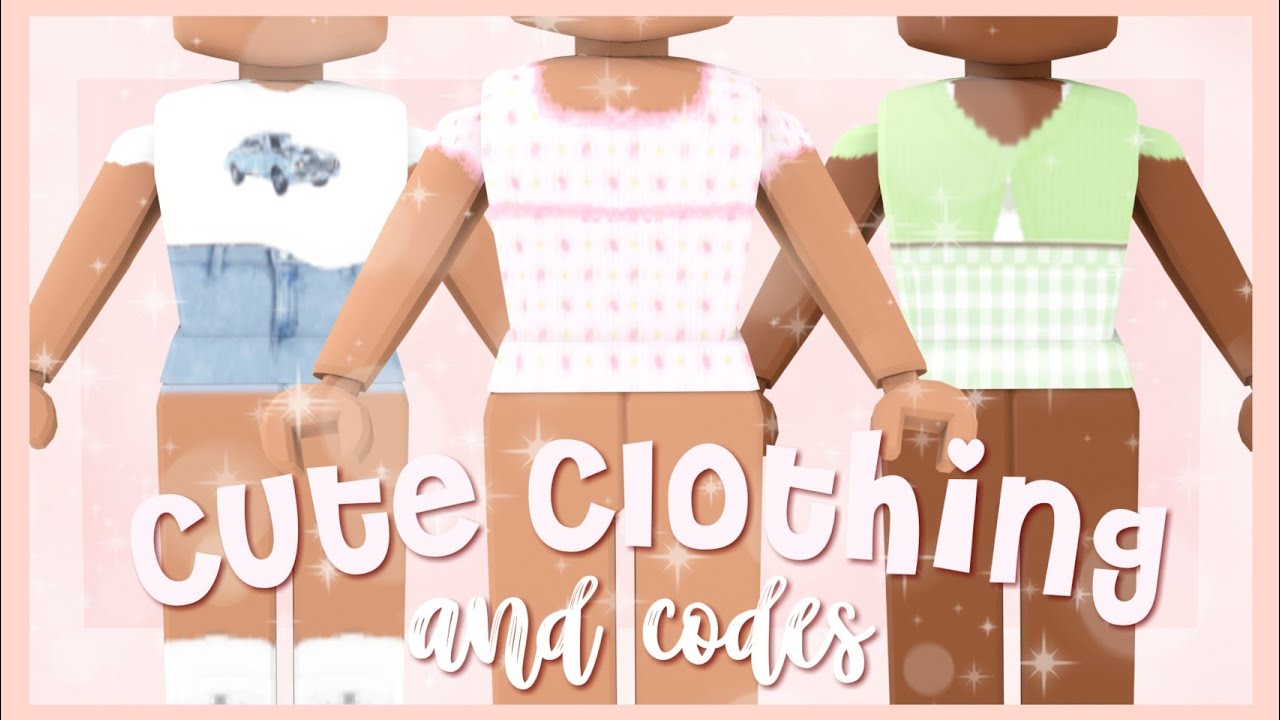 Roblox| 10 Cute and Aesthetic Clothing Codes+ Robux Giveaway! (CLOSED ...