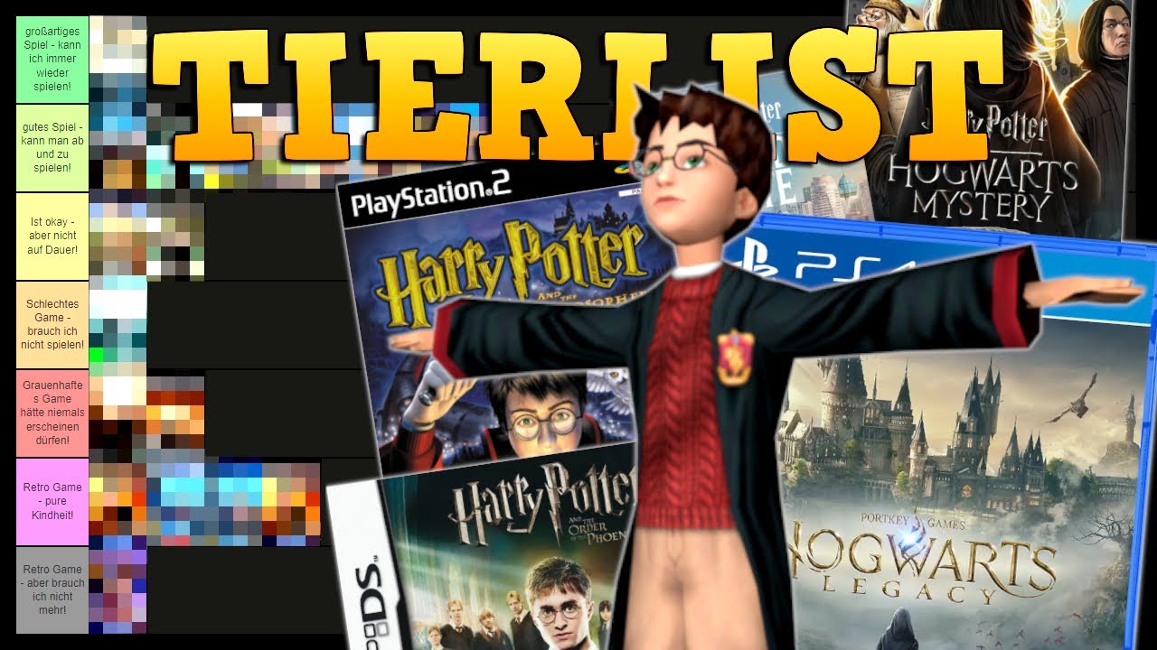 Ich RANKE alle HARRY POTTER GAMES! 🤔 | Harry Potter Tierlist