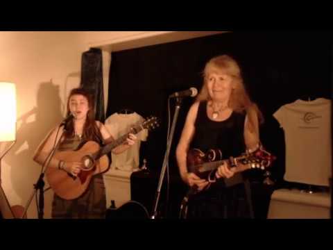tannis and annie at the Duncan Showroom showcase at Folk Alliance