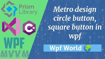 Button control in Metro design UI in wpf