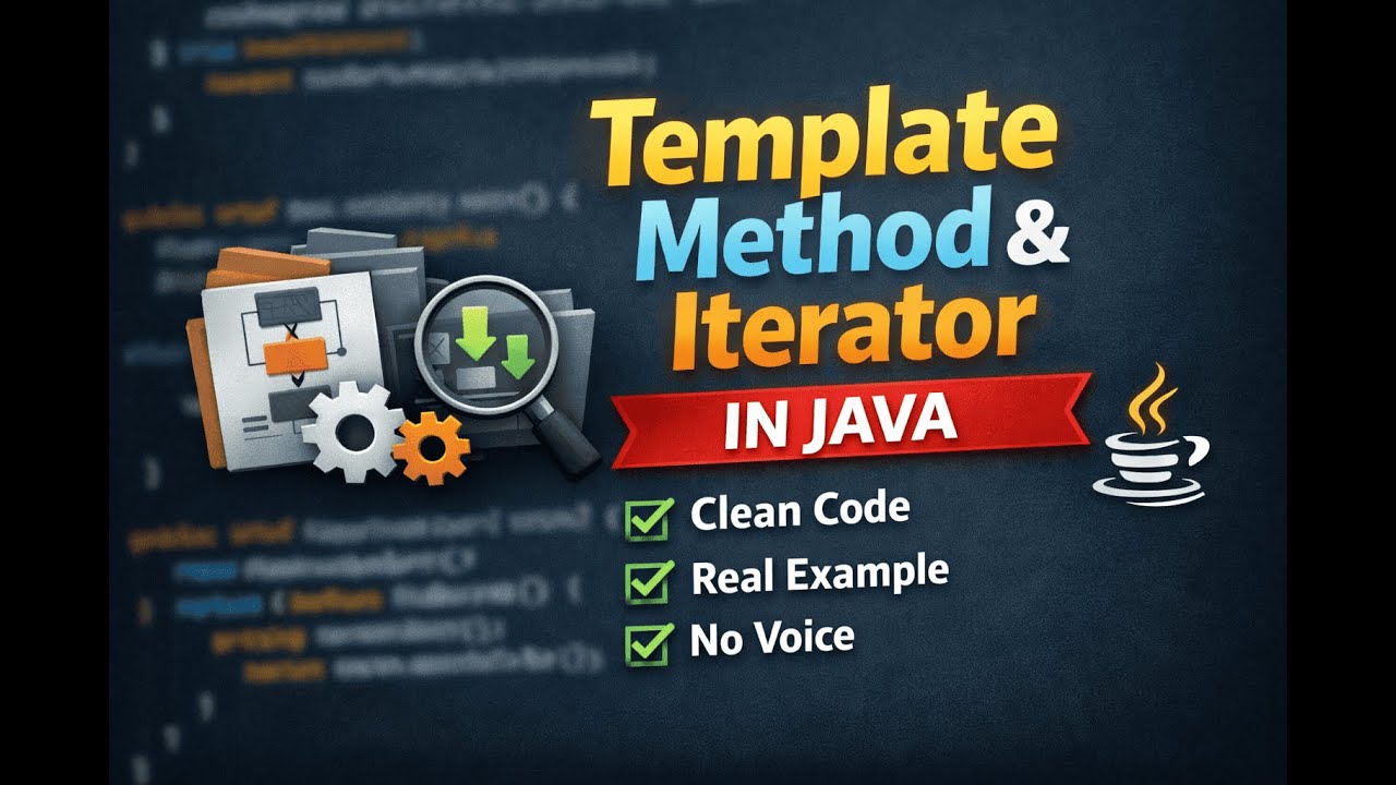 Template Method + Iterator in Java (REAL Use Case) | Hexagonal ...
