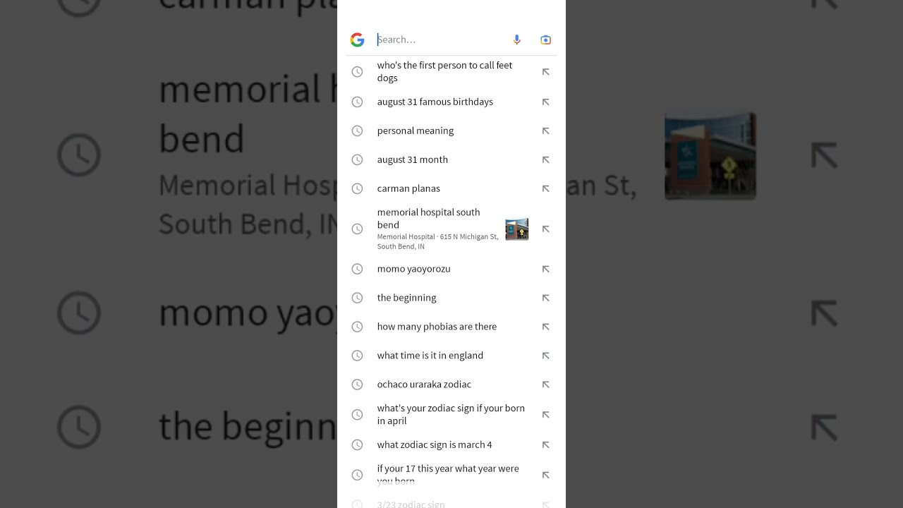 My Search History On Google YouTube My Search History On Google YouTube
