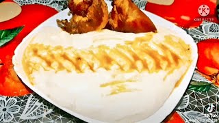 لابيري او عصيدة البطاطا بالدجاج بطريقة سهلة وبسيطة و الذوق ولا اروع