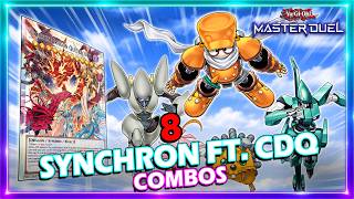 8 SYNCHRON FT. CDQ MUST KNOW COMBOS IN YUGIOH MASTER DUEL