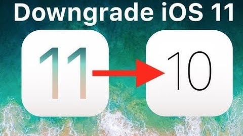 How To Downgrade/restore iOS 11 to iOS 10.3.1